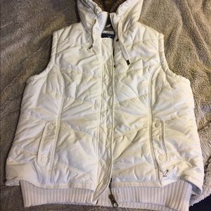 American Eagle hooded vest XL
